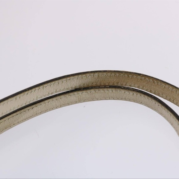 GUCCI GG Canvas Sherry Line Tote Bag Canvas Beige Yellow Khaki 211971 - Picture 6 of 16